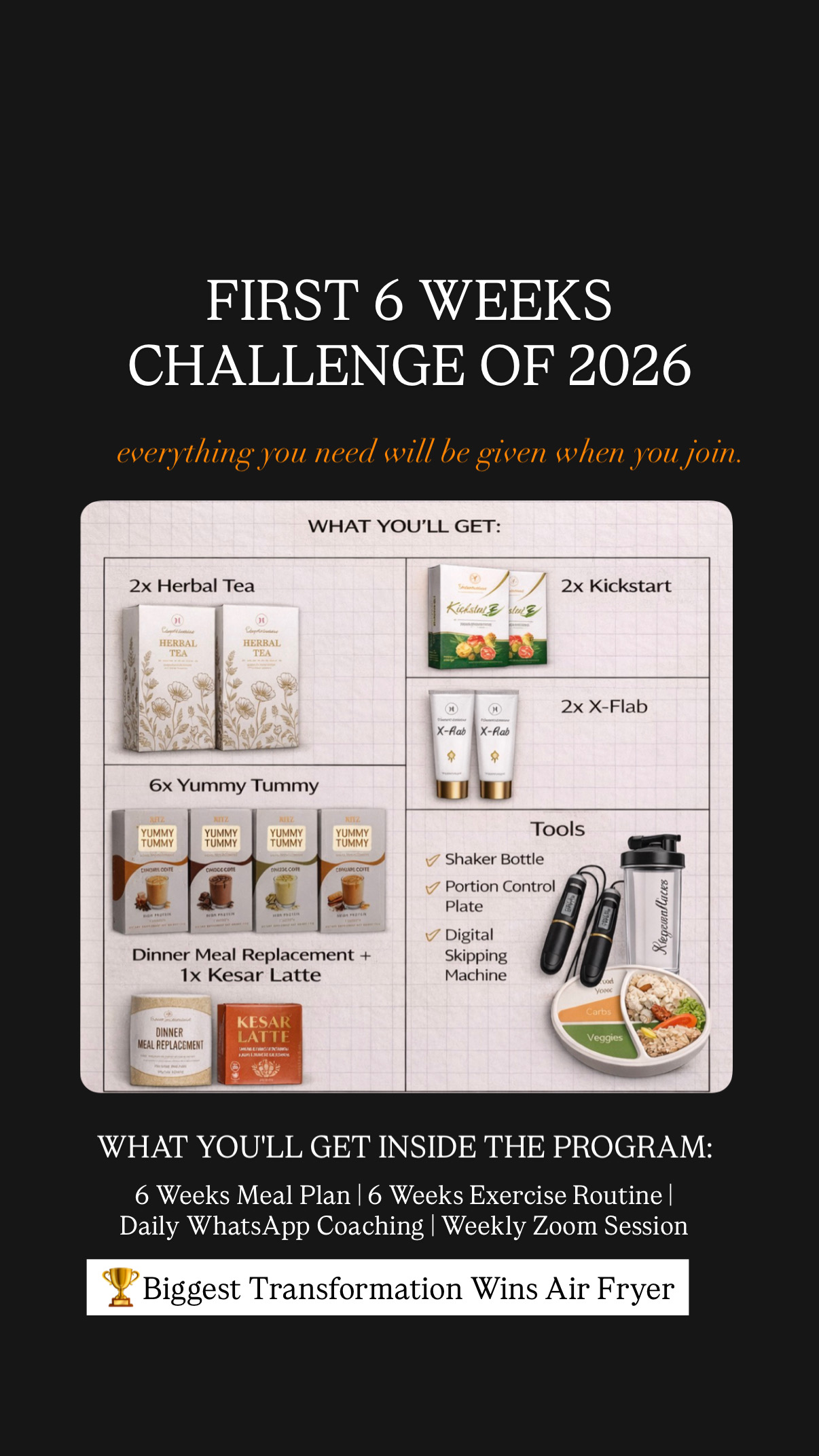 6 weeks challenge